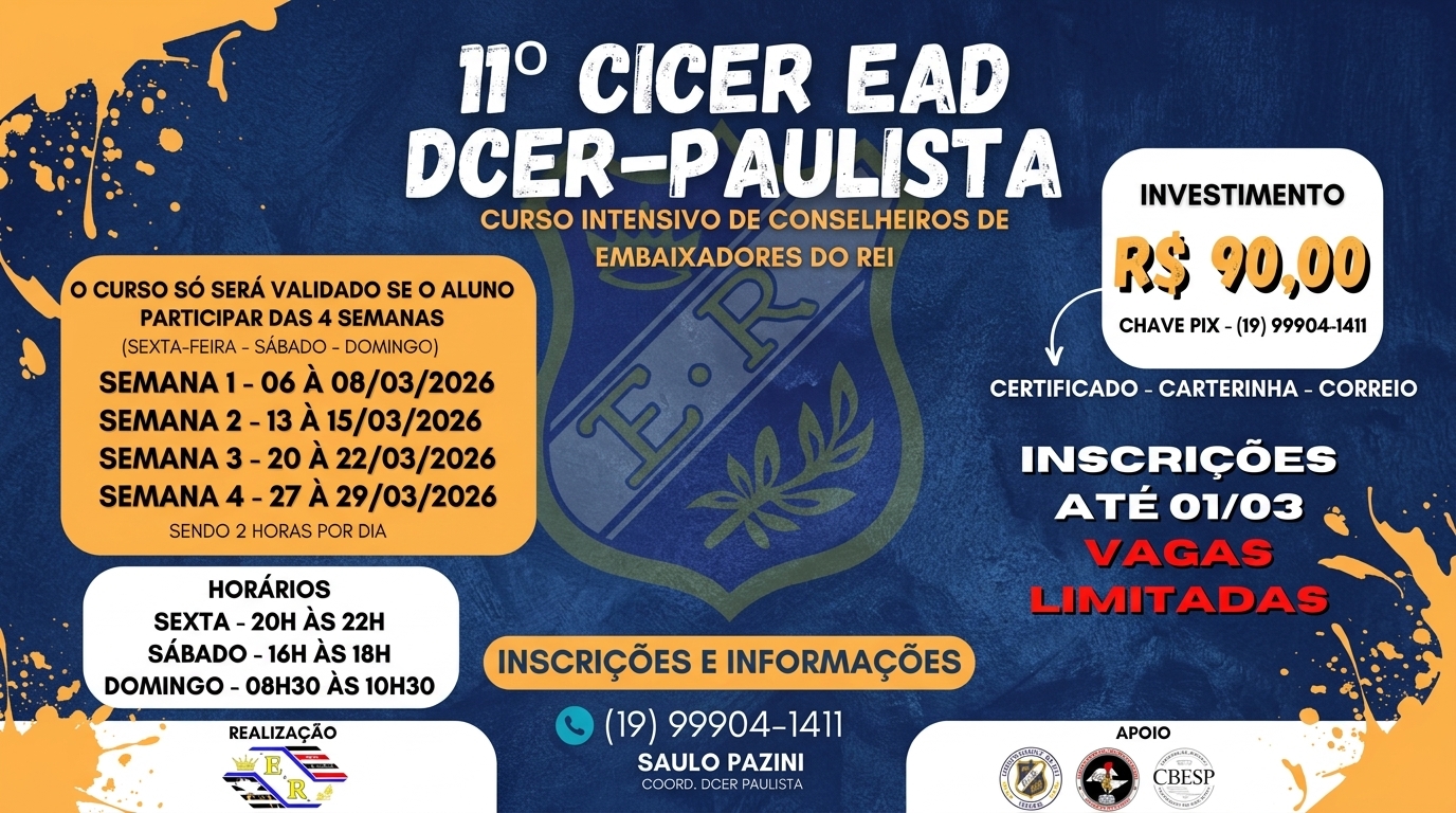 Acontece nesse mês de Março, 11° CICER EaD